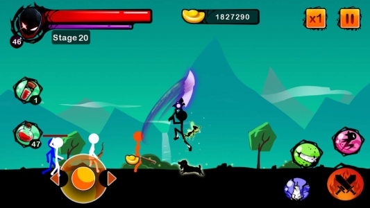 Stickman Ghost: Ninja Warrior Action Offline Game screenshot1