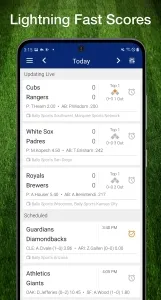 Baseball MLB Live Scores screenshot1