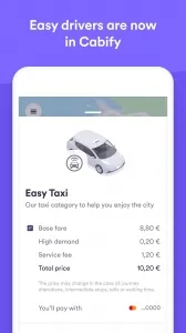 Easy Taxi, a Cabify app screenshot1