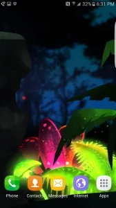 Firefly Jungle Live Wallpaper screenshot1