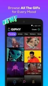 GIPHY: GIF & Sticker Keyboard & Maker screenshot1