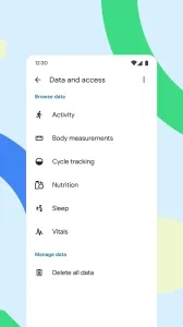 Health Connect by Android screenshot1