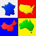 Maps of All Countries Geo-Quiz thumbnail