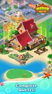 Merge Resort - Merge Game screenshot1