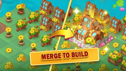 Merge Village : Fantasy Puzzle screenshot1