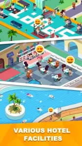 Sim Hotel Tycoon - Idle Game screenshot1